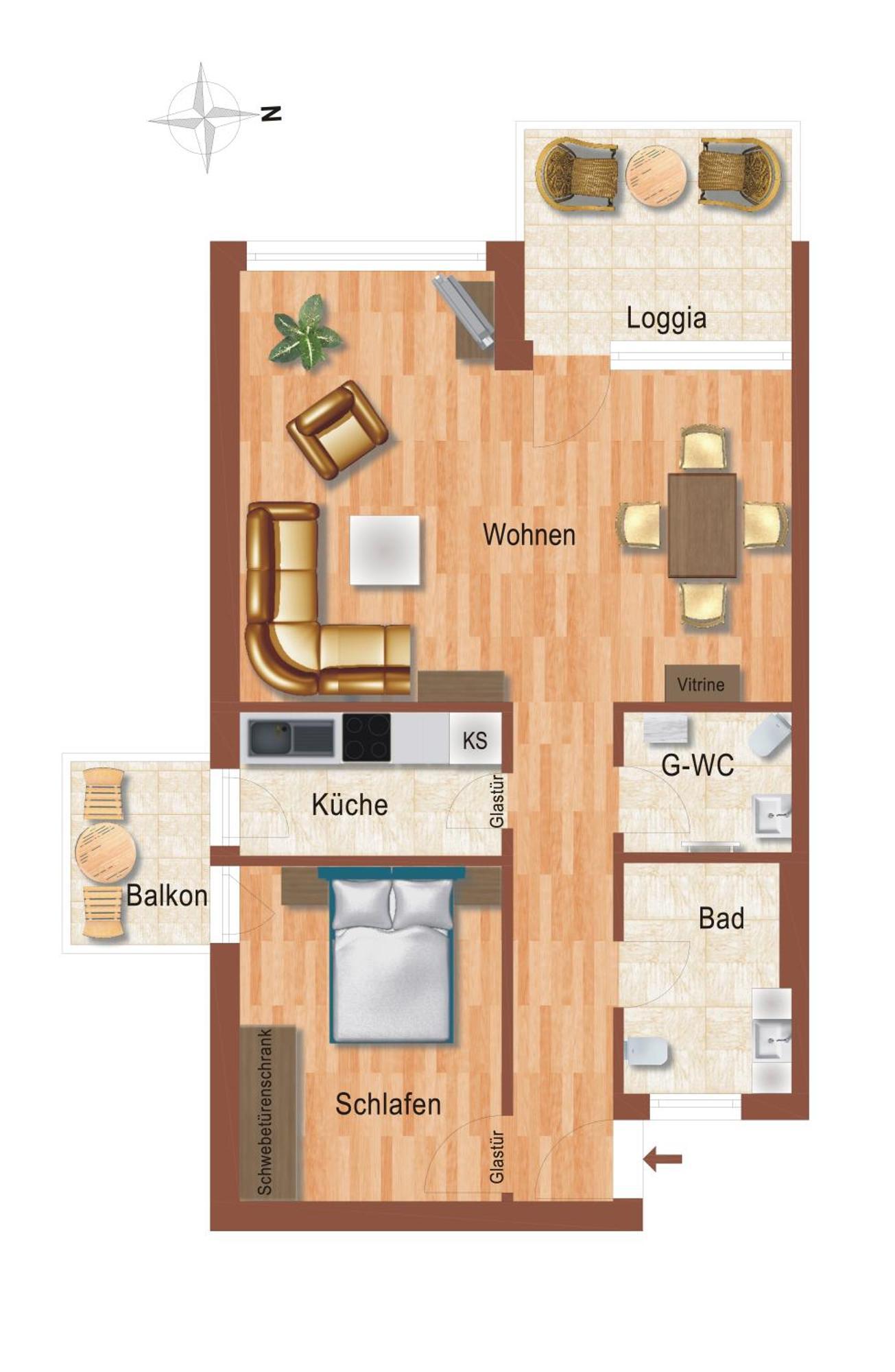 Silbermoewe Appartement *